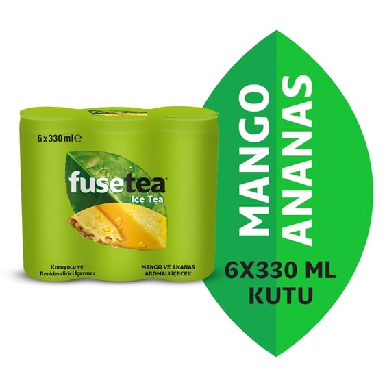 Fuse Tea Mango Ananas 6'lı 330 ml