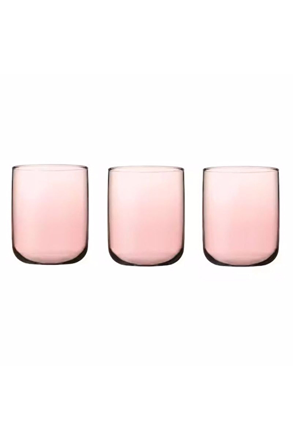 Paşabahçe Iconic Bardak 280 cc 3'lü Pembe