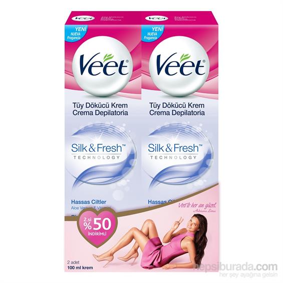 Veet Tüy Dökücü Krem Hassas 100 ml+100 ml