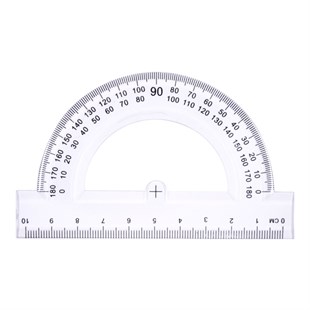 Hatas Minkale Plastik 180 Derece 10 CM 0905