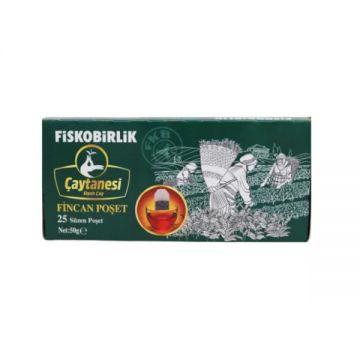 Fiskobirlik Çaytanesi Fincan Poşet Çay 25'li