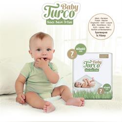 Baby Turco Bakım Örtüsü 60X60 Cm 7 Li