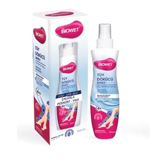 Biowet Tüy Dökücü Kadınlar İçin Gazsız Sprey Normal Ciltler 150 ml