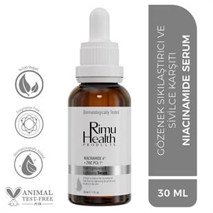 Rimu Health Products Gözenek Sıkılaştırıcı Siyah Nokta ve Serum Niacinamide 6% Zinc PCA 30 ml
