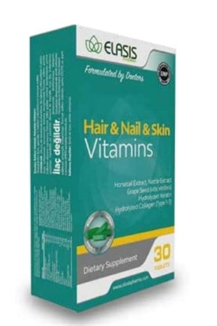 Elasis Hair Nail Skin Vitamins 30 Tablet