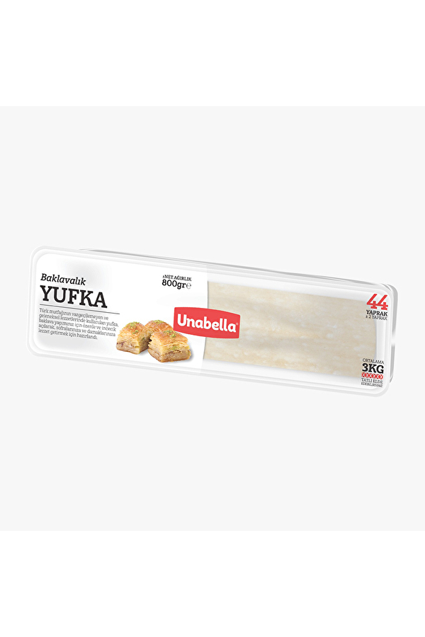 Unabella Yufka Baklavalık 800 G