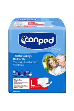 Canped Hasta Bezi Belbantlı Eko Büyük Boy 14''lü
