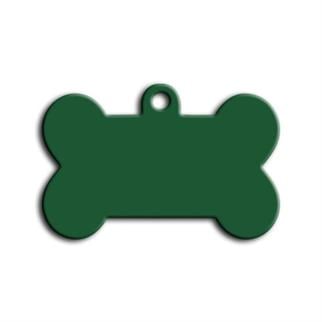 Dalis Kemik Şekilli Kedi Köpek Künyesi Yeşil 3,8 cm