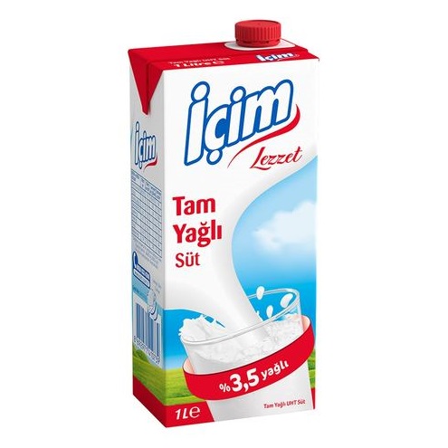 IÇIM SÜT 1 LT TAM YAGLI %3.5