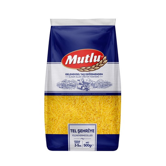 Mutlu Makarna Tel Şehriye 500 Gr