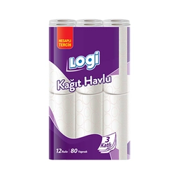Logi Kağıt Havlu 3 Katlı 12'li