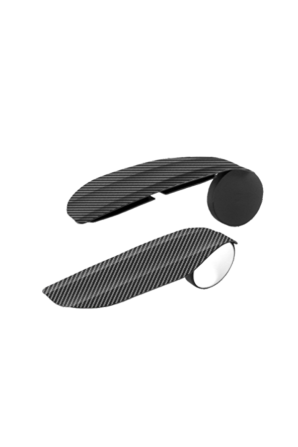 Autokit Karbonfiber Kör Nokta Aynası Ve Yağmur Siperliği 2’li Seti