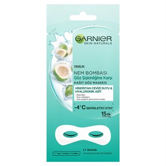 Garnier Nem Bombası Göz Şişkinliğine Karşı Kağıt Göz Maskesi 6 gr