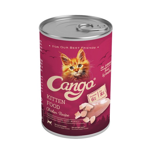 CANGO YAV.KEDİ MAMASI 415 GR TAVUKLU