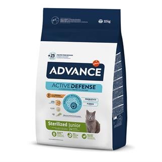 Advance Junior Sterilized Tavuklu Kısır Kedi Maması 10Kg