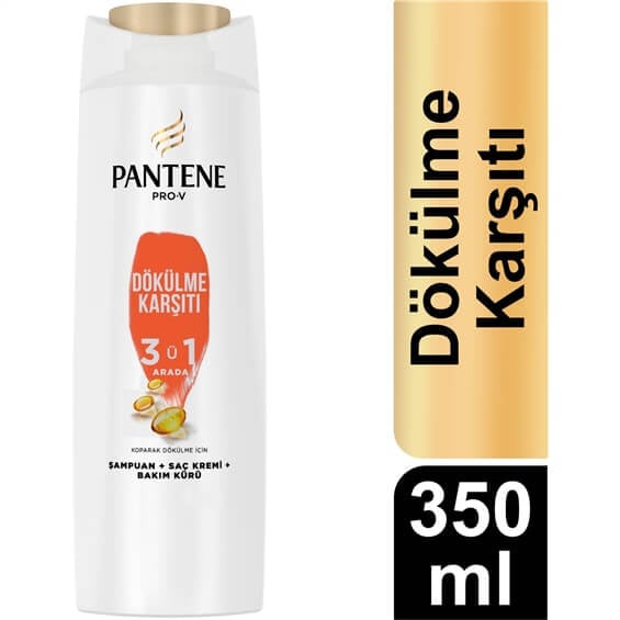Pantene Dökülme Karşıtı 3'Ü1 Arada Şampuan 350 ml