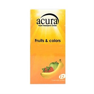 Acura Fruits & Colors Meyveli Prezervatif 12'li