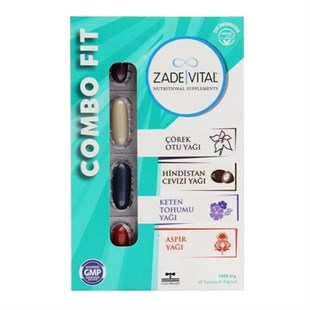 Zade Vital Combo Fit 60 Kapsül