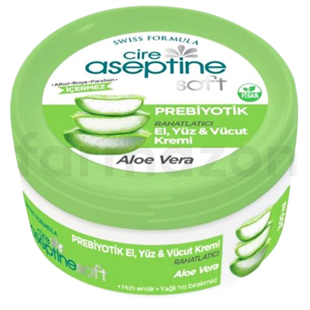Cire Aseptine Soft Prebiyotik Aloevera El Yüz ve Vücut Kremi 300 ml