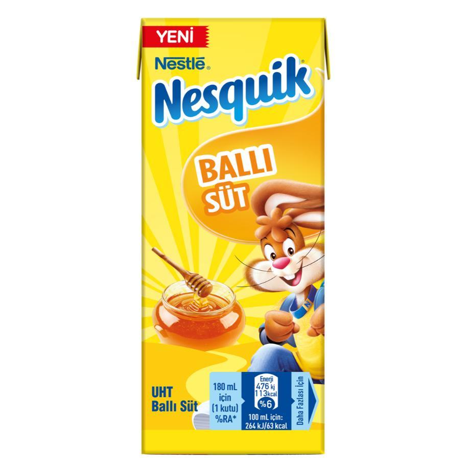 Nestle Nesquik Ballı Süt 180 Ml