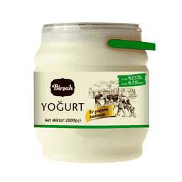 Birşah Yarım Yağlı Bidon Yoğurt 2 Kg