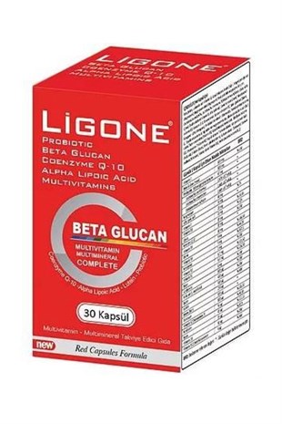 Ligone Beta Glucan Probiotic Multivitamin 30 Kapsül - Eski Ambalaj