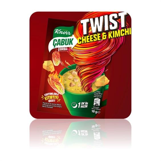 Knorr Çabuk Çorba Cheese&Kimchi 18 gr