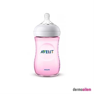 Philips Avent Natural PP Pembe Biberon 260ml 1+Ay