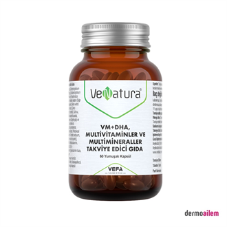 Venatura VM+DHA, Multivitaminler ve Multimineraller 60 Yumuşak Kapsül