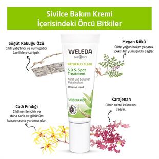 Weleda Naturally Clear S.O.S. Sivilce Bakım Kremi 10 ml