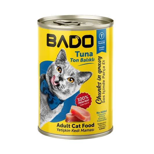 Bado Kedi Maması Konserve 415gr Ton Balıklı