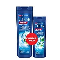 Clear Men Saç Bakım Şampuanı Cool Sport 350 ml+180 ml