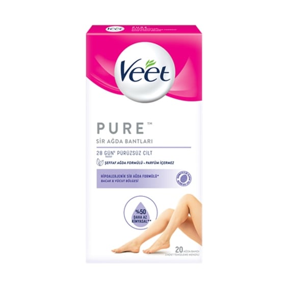 Veet Soğuk Ağda Bandı Pure 20'li