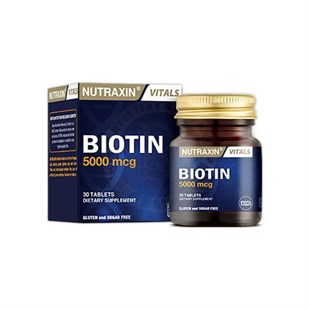 Nutraxin Biotin 5000 mg 30 Tablet