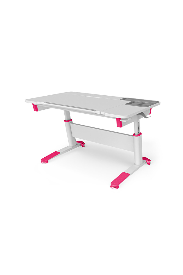 Creo Mobili Sirius Simple Çalışma Masası Beyaz Fuşya Srsmp