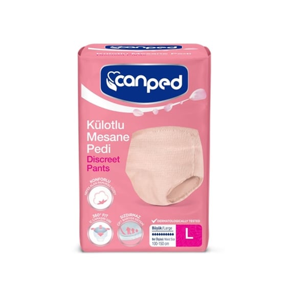 Canped Külotlu Mesane Pedi Büyük 9 lu