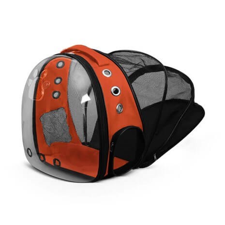 Ally Paws Bahçeli Kedi Taşıma Çantası Turuncu