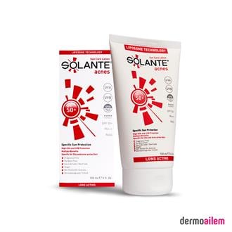 Solante Güneş Losyonu Acnes Akne Önleyici Spf 50+ Faktör 150 ml