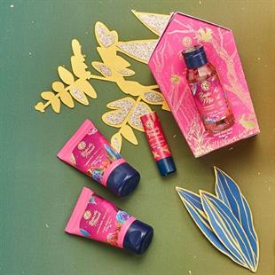 Yves Rocher Yılbaşı Seti Orman Meyve - Vücut Peeling 30 ml + Duş Jeli 50 ml + El Kremi 30 ml + Dudak Balsam