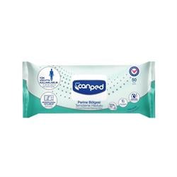 Canped Perine Bölgesi Temizleme Havlusu 50'li