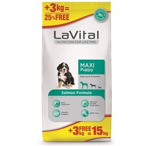 La Vital Somonlu Maxi Yavru Köpek Maması 15 Kg