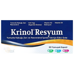 Krinol Resyum 30 Yumuşak Kapsül