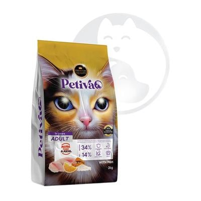 PETIVA YETISKIN KEDI MAMASI 1,5Kg BALIK ETLI