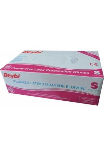 Beybi Pudrasız Latex Eldiven S 100' Lü
