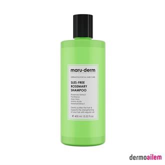 Maruderm SLES-Free Biberiye Şampuan 400 ML | Tüm Saç Tipleri | Sülfatsız,Tuzsuz,Vegan Şampuan