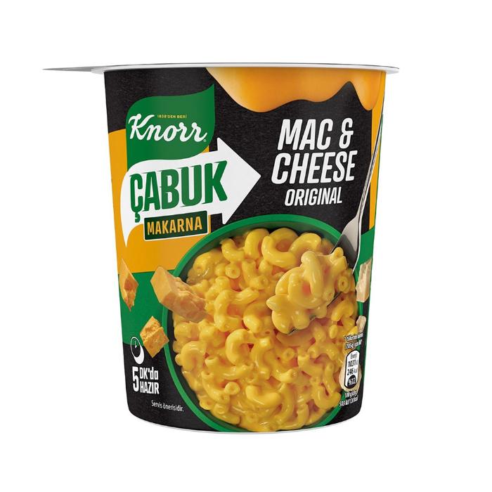 Knorr Çabuk Makarna Mac&Cheese Bardak 65 Gr