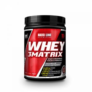 Hardline Nutrition Whey 3 Matrix Çilekli 454 gr