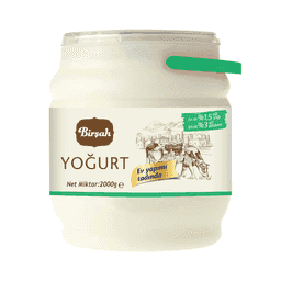 Birşah Yarım Yağlı Bidon Yoğurt 2 Kg