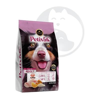 PETIVA YETISKIN KÖPEK MAMASI 3KG BALIK ETLI