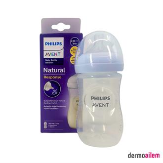 Philips Avent SCY903/21 Natural Response PP 260 ml Mavi Biberon